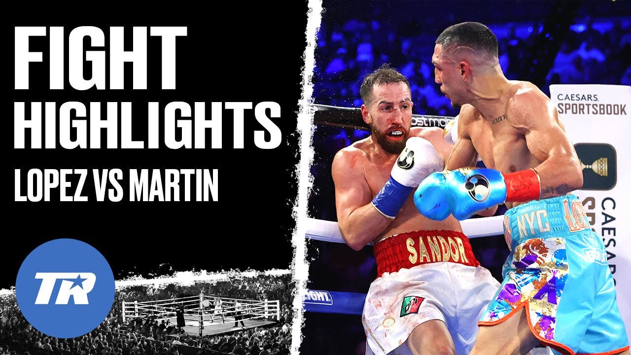 <label><a href='https://mvpboxing.com/videos/all-access/Teofimo-Lopez-Gets-Dropped-Rallies-to-Beat-Sandor-Martin-FIGHT-HIGHLIGHTS'  class='headline_anchor news_link'>Teofimo Lopez Gets Dropped, Rallies to Beat Sandor Martin | FIGHT HIGHLIGHTS</label>